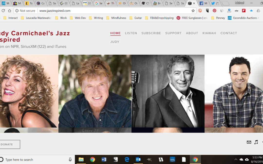 Guess Who’s on NPR’s Jazz Inspired with Legendary Stride Queen Judy Carmichael?!